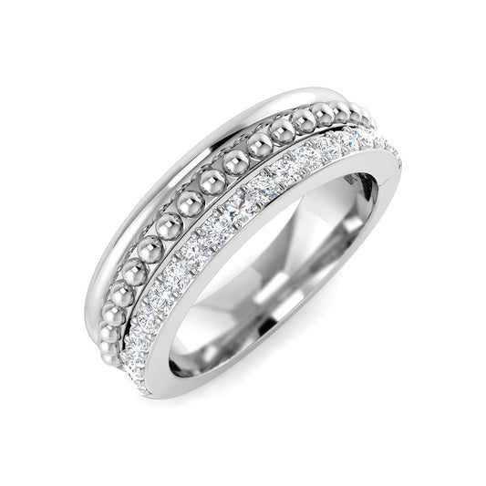 Lab & Natural Diamond Fancy Ring | 0.33ct | Hallmarked Gold & Platinum