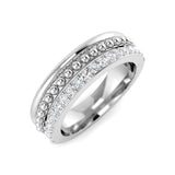Lab & Natural Diamond Fancy Ring | 0.33ct | Hallmarked Gold & Platinum