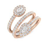 Diamond Prektob Fancy Ring | 1.25ct | Hallmarked Gold & Platinum