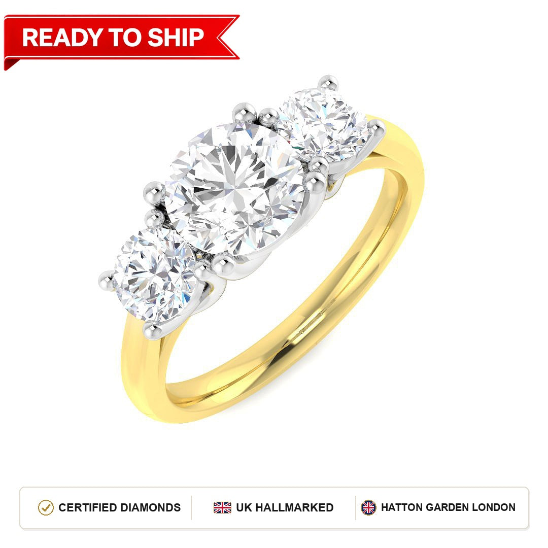 Lab grown diamond earring