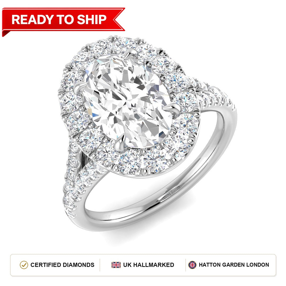 Lab grown diamond earring
