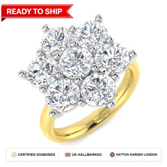 Lab grown diamond earring