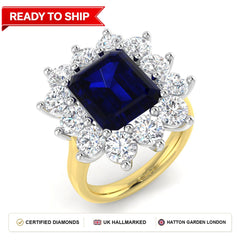 Lab grown diamond earring