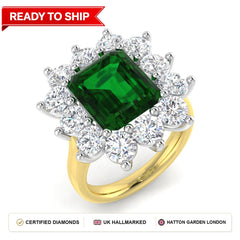 Lab grown diamond earring