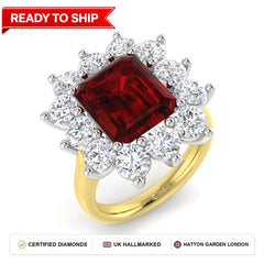 Lab grown diamond earring