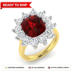 Lab grown diamond earring