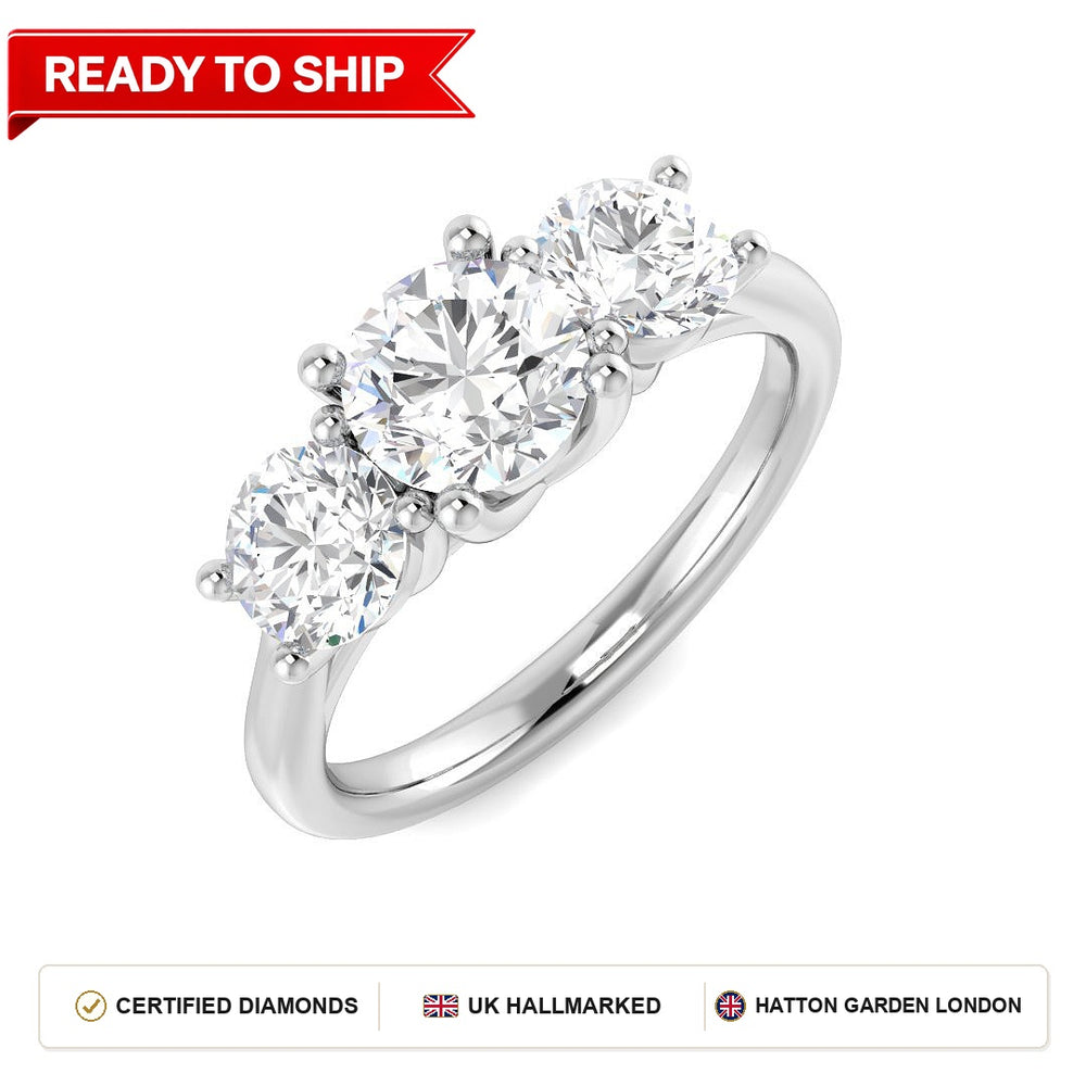 Lab grown diamond earring