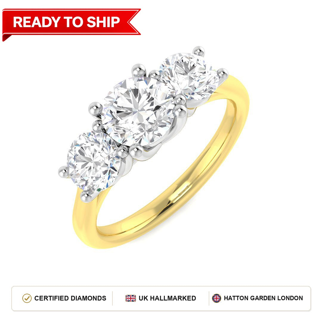 Lab grown diamond earring