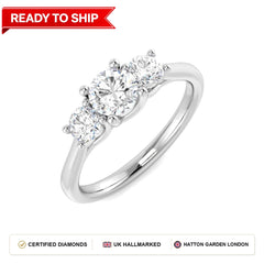 Lab grown diamond earring