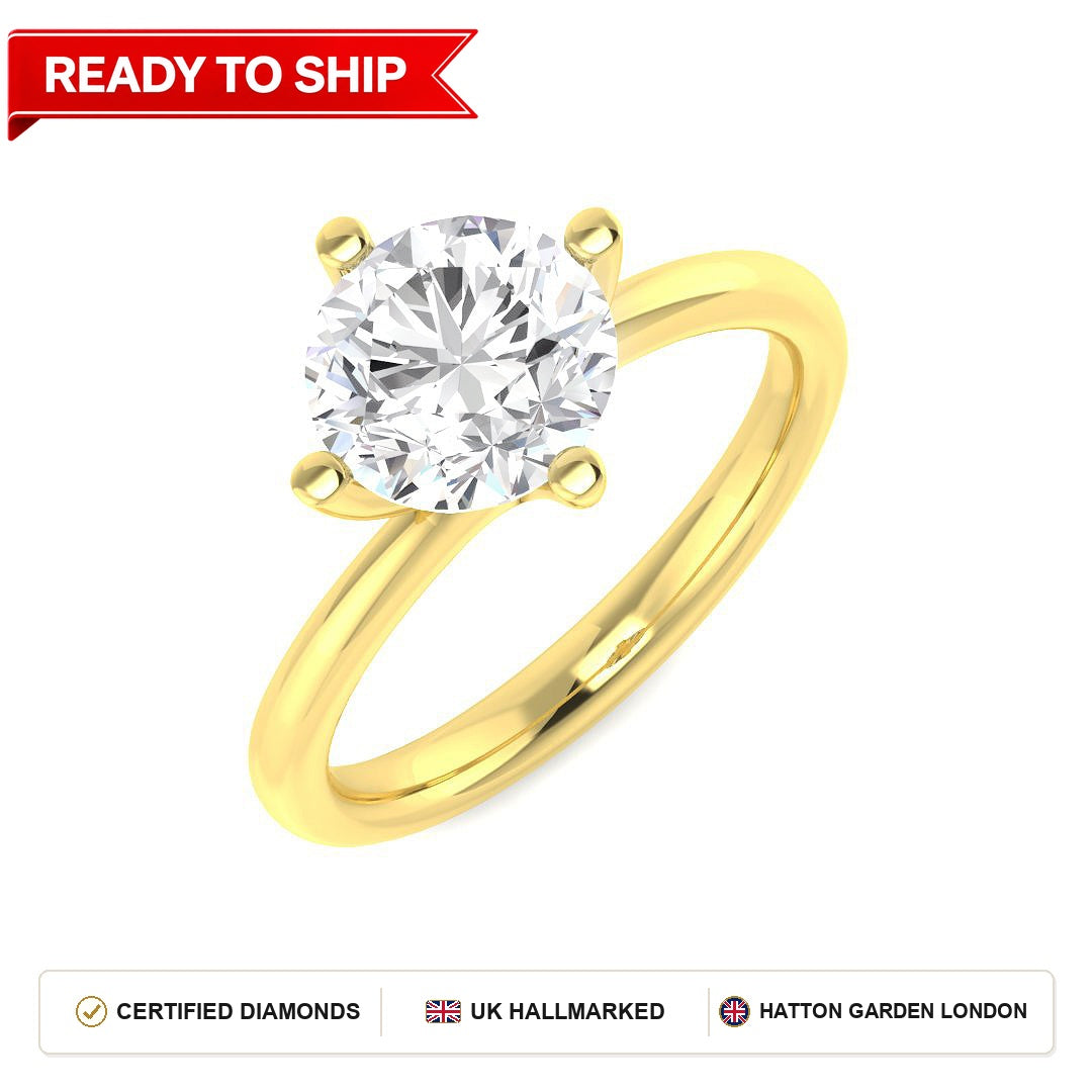 Lab grown diamond earring