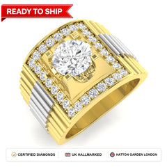 Lab grown diamond earring