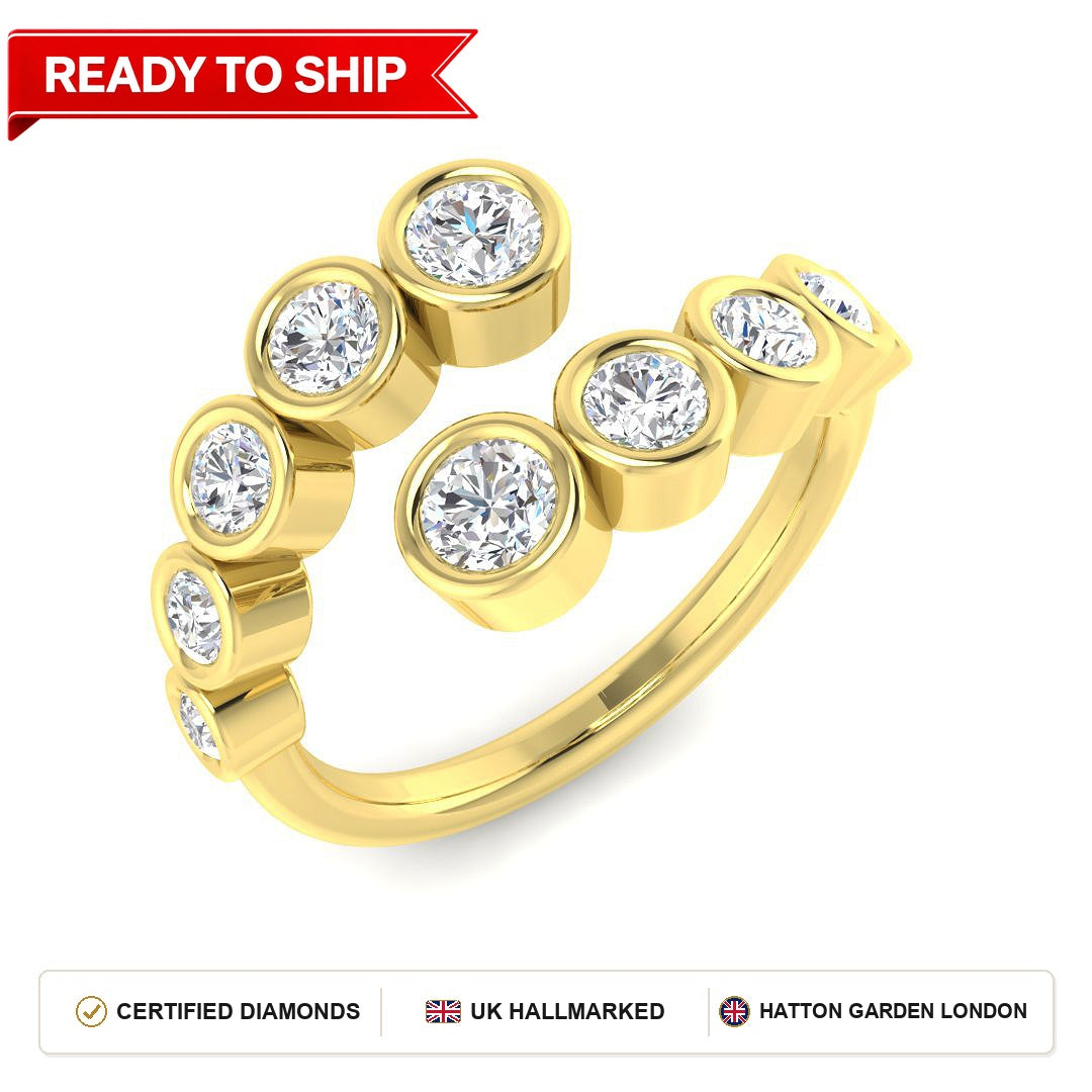 Lab grown diamond earring