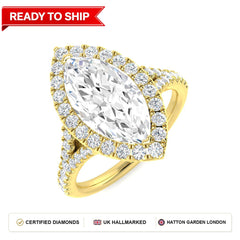 Lab grown diamond earring