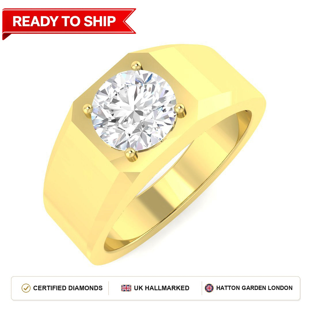 Lab grown diamond earring