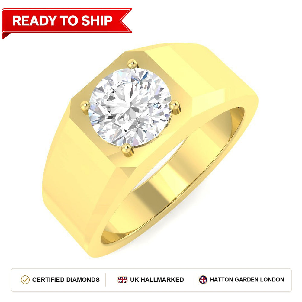 Lab grown diamond earring