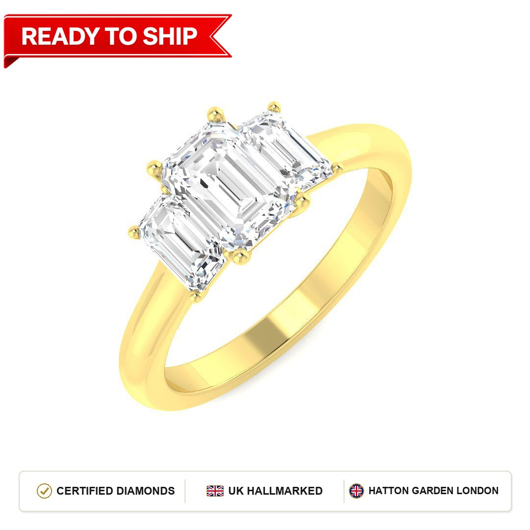 Lab grown diamond earring