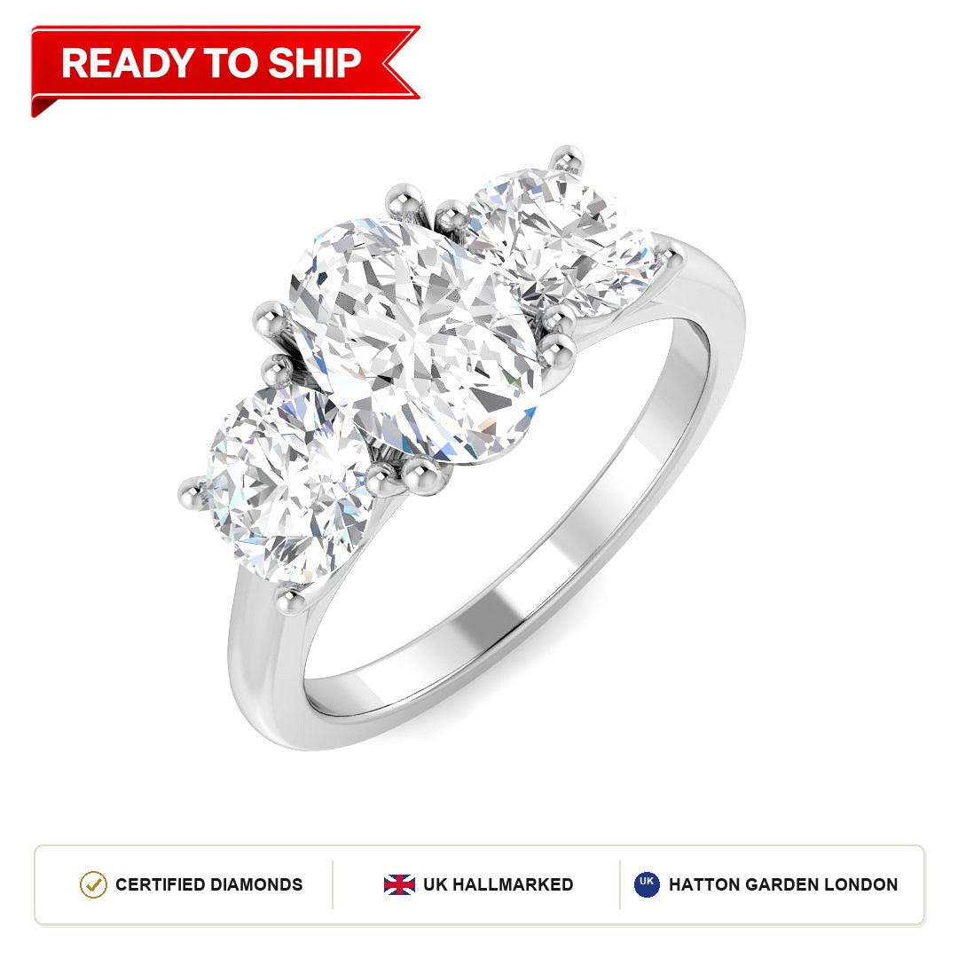 Lab grown diamond earring