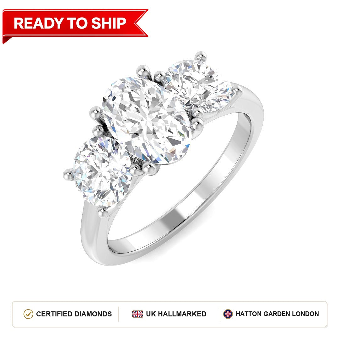 Lab grown diamond earring