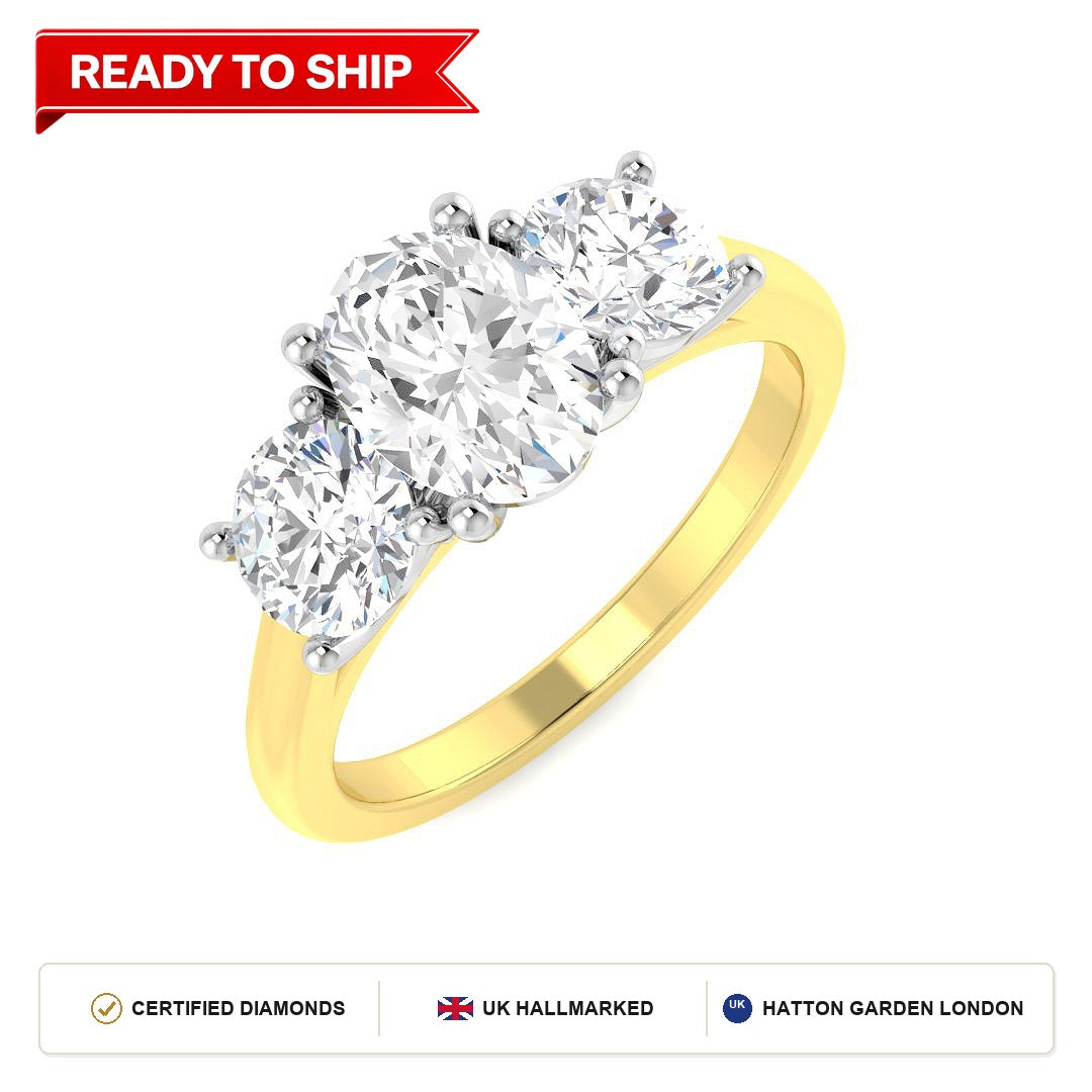 Lab grown diamond earring