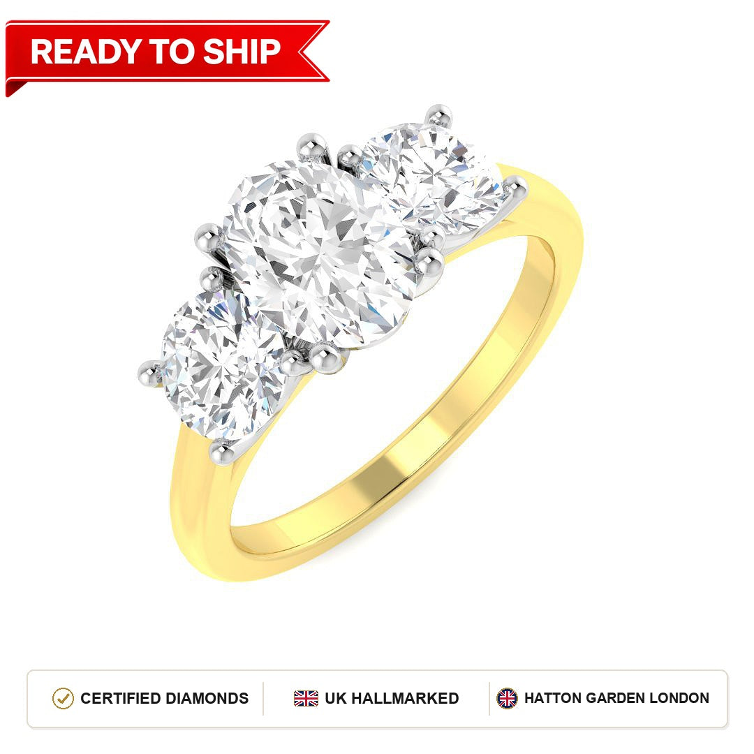 Lab grown diamond earring