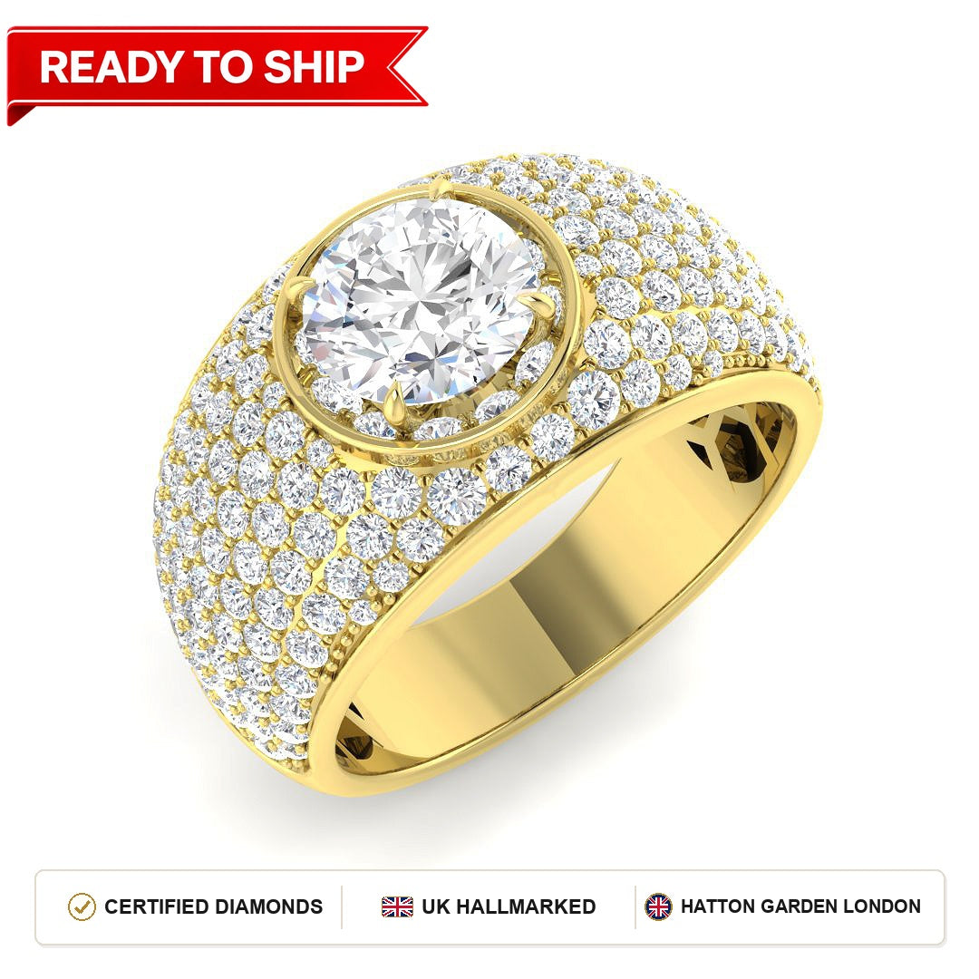 Lab grown diamond earring