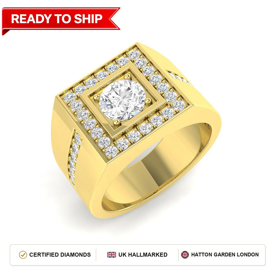 Lab grown diamond earring