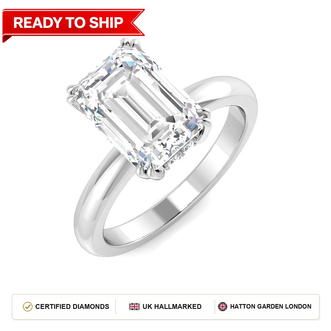 Lab grown diamond earring