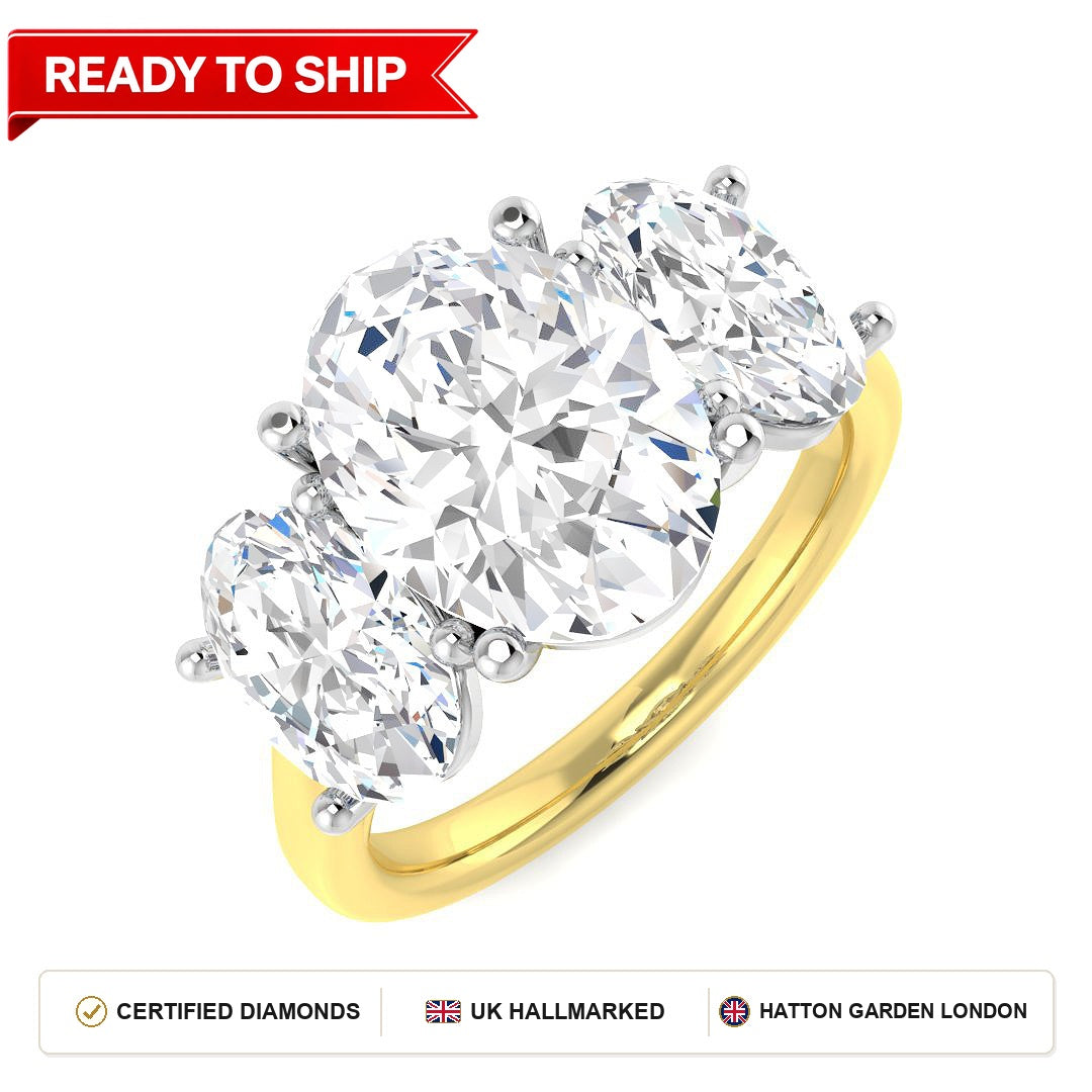 Lab grown diamond earring
