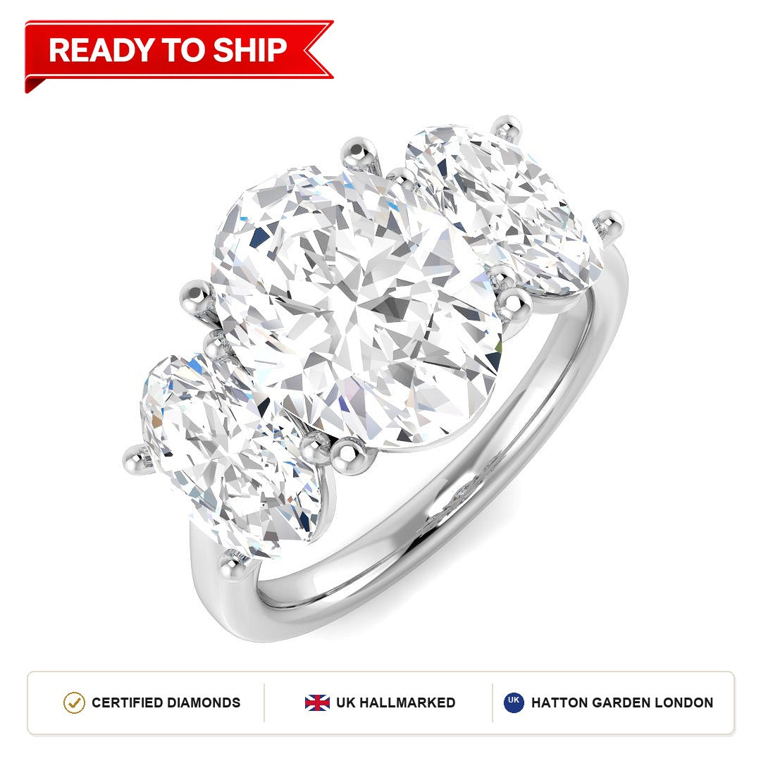 Lab grown diamond earring