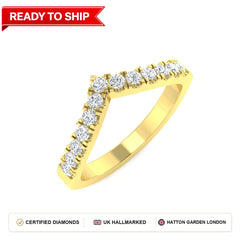 Lab grown diamond earring