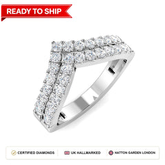 Lab grown diamond earring