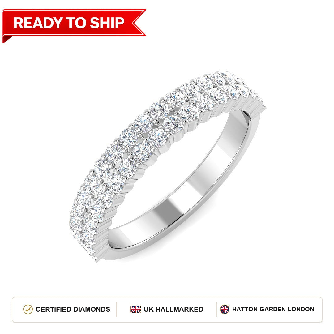 Lab grown diamond earring