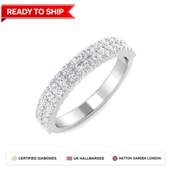 Lab grown diamond earring