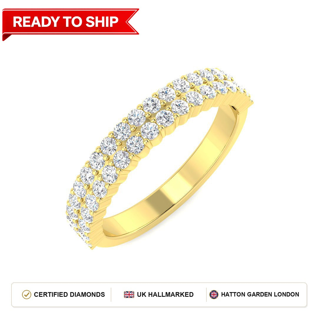 Lab grown diamond earring