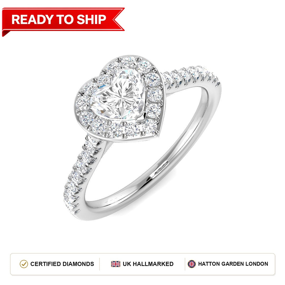 Lab grown diamond earring