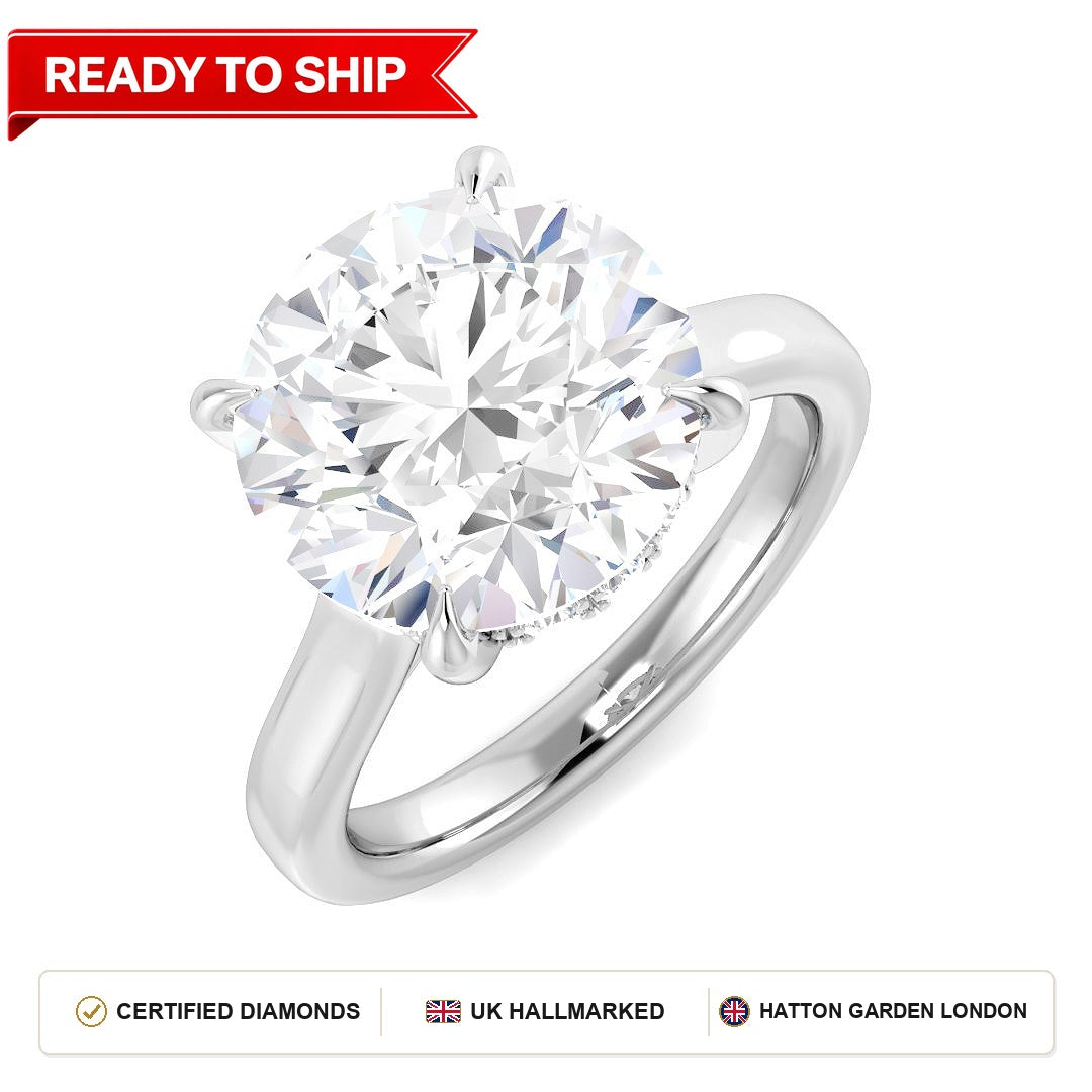Lab grown diamond earring