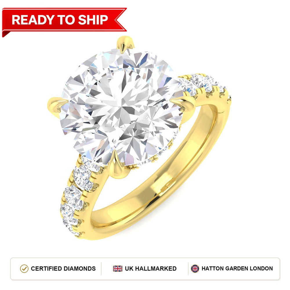Lab grown diamond earring