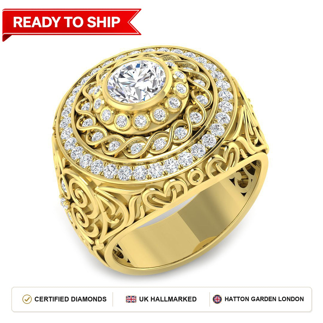 Lab grown diamond earring