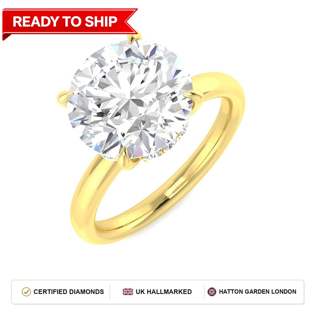 Lab grown diamond earring