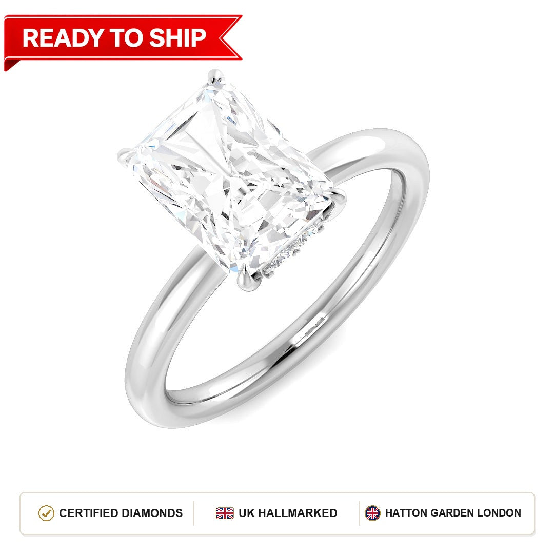 Lab grown diamond earring