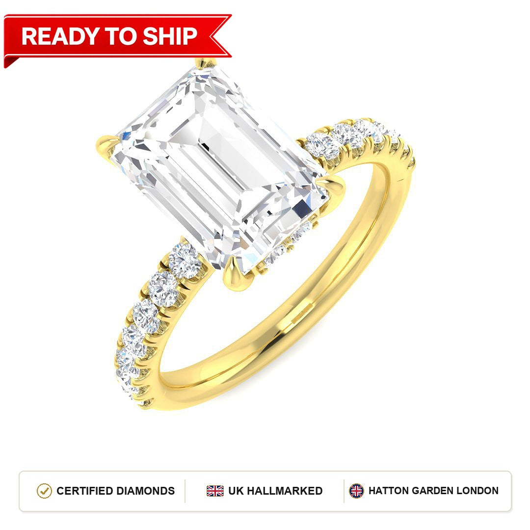 Lab grown diamond earring