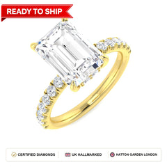 Lab grown diamond earring