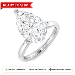 Lab grown diamond earring