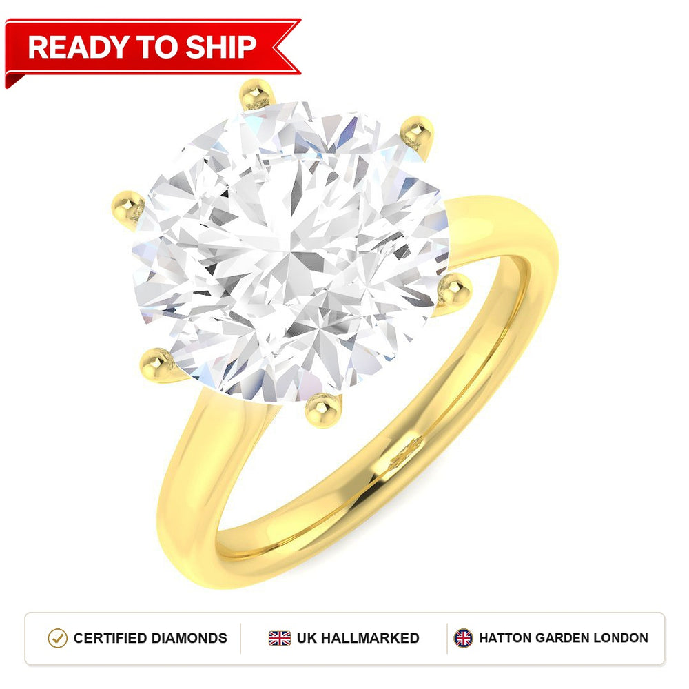 Lab grown diamond earring