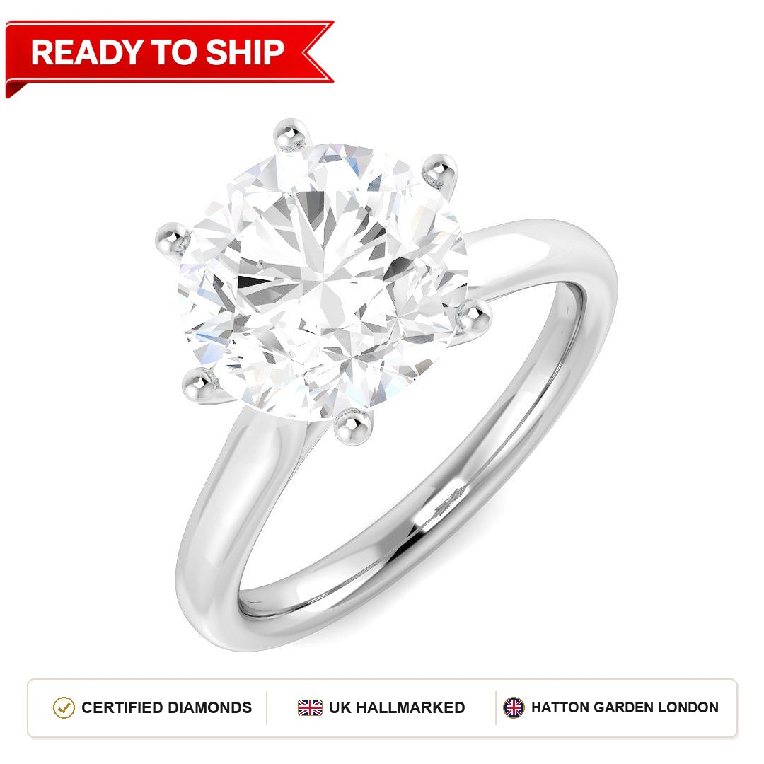 Lab grown diamond earring