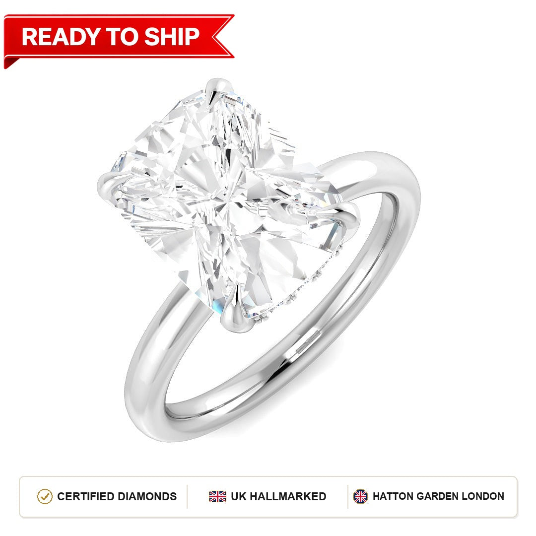 Lab grown diamond earring