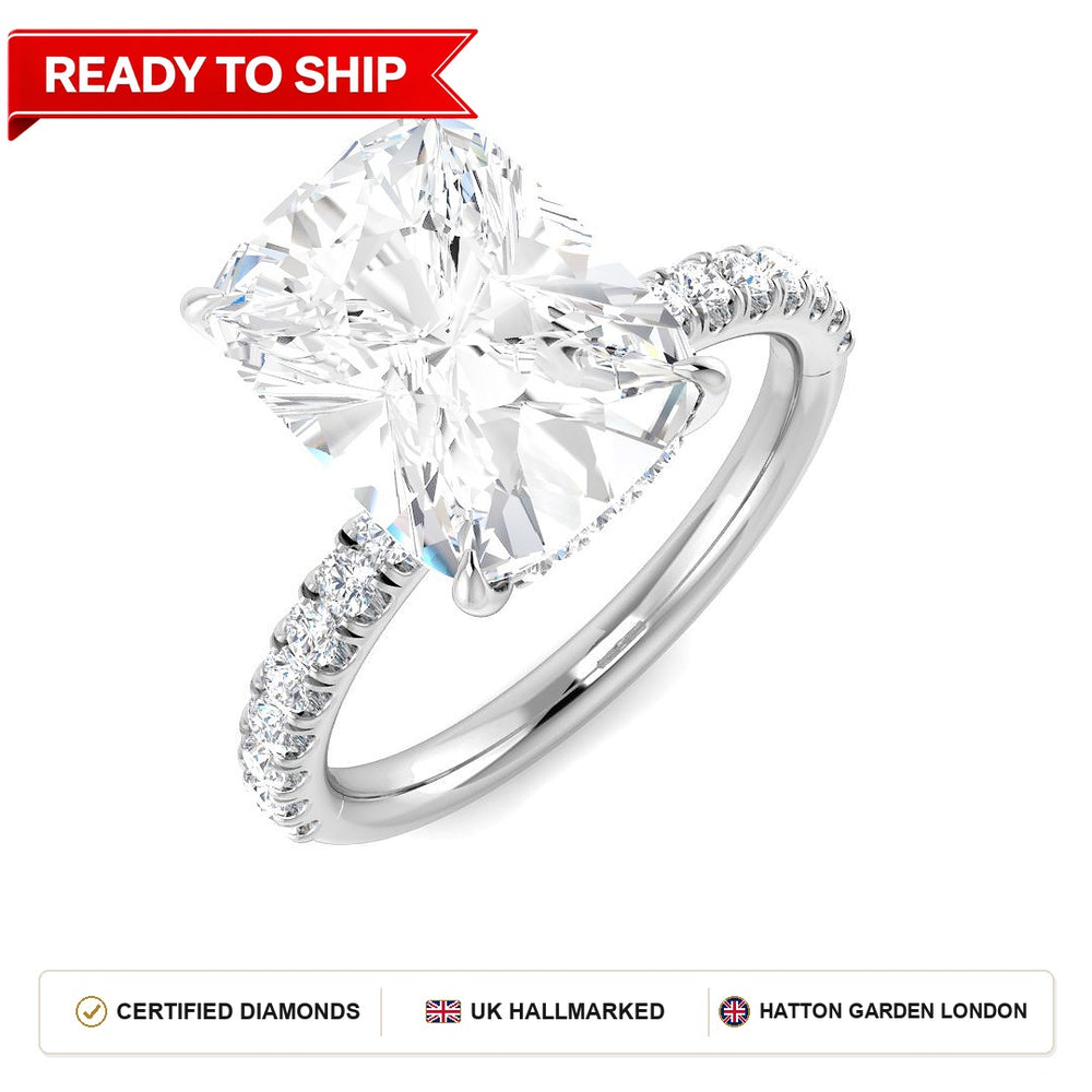 Lab grown diamond earring