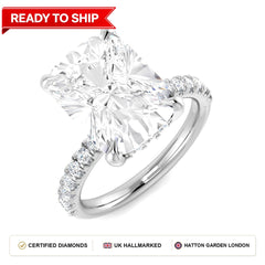 Lab grown diamond earring