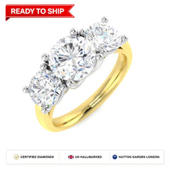 Lab grown diamond earring