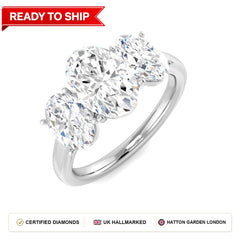 Lab grown diamond earring